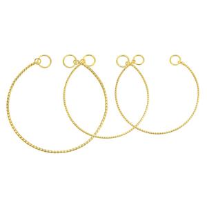 Kingtale durable de luxe or collier pour animaux de compagnie montrer cuivre fin chien collier choke chaîne de serpent - Product Image 3