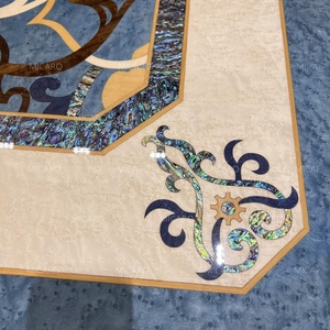 Bộ Ghế Và Bàn Ăn Hình Chữ Nhật Chạm Khắc Gỗ Nguyên Khối Phong Cách Hoàng Gia Pháp Cổ Điển Châu Âu Ý Sang Trọng - Product Image 5