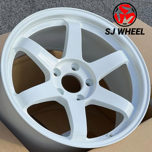 SJ Hot Sale Multi-Spoke Five- Spoke Design Forged <strong>Wheels</strong> Gloss <strong>White</strong> Custom Rims for Passenger Cars for Luxury Cars - Product Image 1