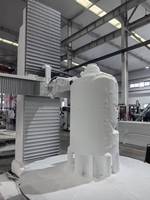 Machine de fraisage CNC 5 axes Rongchi avec moteur RichAuto Syntec PLC pour la publicité et les sculptures 3D, AC 380V/50Hz, précision de 0,05 mm, garantie 1 an