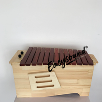 13-Note Glockenspiel Xylophone, Alto Soprano Bass Metallophone - Orff Percussion Instrument for Music