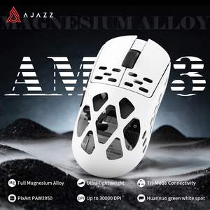 <span class=keywords><strong>Souris</strong></span> de jeu sans fil AJAZZ AM3 Pro Tri-Mode PAW3950 30000 DPI 49g Ultra-légère en alliage de magnésium RGB programmable - Product Image 3