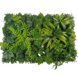 40x60 ซม.Greenery Ivy รั้วความเป็นส่วนตัวการคัดกรองสวนแนวตั้งประดิษฐ์ Boxwood แผงป้องกันความเสี่ยง