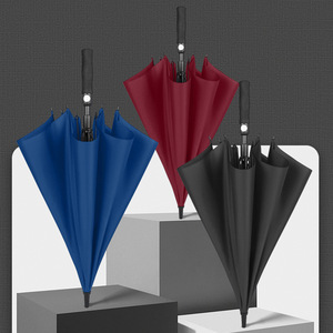 <span class=keywords><strong>Parapluie</strong></span> de golf moderne écologique de 27 pouces en tissu pongé 190T entièrement en fibre, avec poignée longue, automatique, grand format, personnalisable pour la publicité - Product Image 2