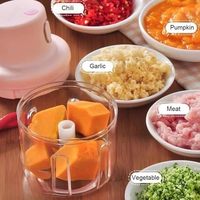 Hachoir à viande multifonction USB sans fil 100/250 ml, hachoir à viande électrique automatique portable sans fil, broyeur alimentaire pour la cuisine à domicile