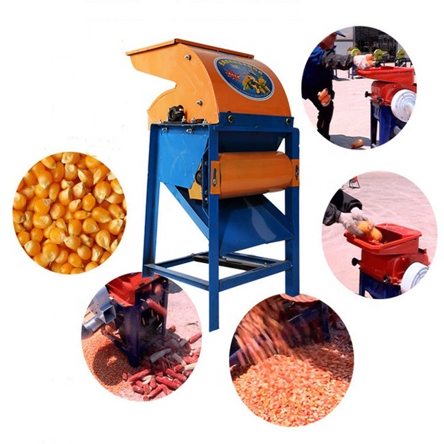Automatic Corn  Sheller Thresher Machine Maize Shelling Peeling Threshing Machine for Sale