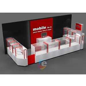 Oficina de Mdf para celular, loja de móveis personalizados para celulares/armários de feiras comerciais, OEM, para shopping center personalizado
