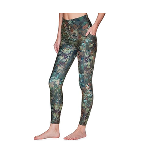 <b>Women's</b> Breathable High Waist Seamless Tie-Dyed Yoga Pants Quick Lifting Fitness Silk Spandex <b>Leggings</b> for Running - Product Image 5