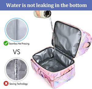Free Sample Wholesale Custom Portable Kids Thermal <b>Lunch</b> Cooler Tote <b>Box</b> Office <b>Insulated</b> <b>Lunch</b> Bag - Product Image 3