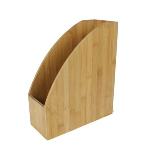 Bamboo <b>file</b> organizer, office document rack, <b>storage</b> box - Product Image 1