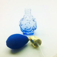 Elegante y elegante tarro rosa de 10ml, botella de perfume de vidrio para mujer de color y botella de spray para airbag