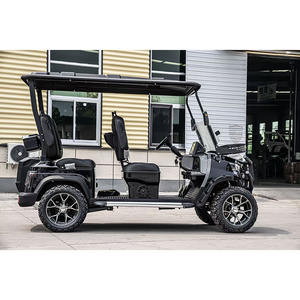 Voiturette de golf électrique tout-terrain 4 places de conception chinoise avec mode de suivi, batterie au lithium, certifiée CE, moteur AC 5KW - Product Image 2