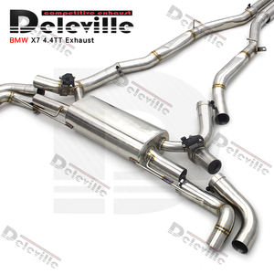 Silenciador de escape de acero inoxidable Deleville 304 Catback para <span class=keywords><strong>BMW</strong></span> <span class=keywords><strong>X7</strong></span> B58 4.4TT 2019-2022 <span class=keywords><strong>M50</strong></span>/M60 Sistema de rendimiento de tubos de escape - Product Image 4