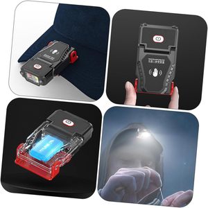 ไฟฉายคาดศีรษะแบบมินิ LED พร้อมเซ็นเซอร์ EDC สำหรับติดหมวก ตกปลา ชาร์จ USB ได้ ปรับได้ ใช้สำหรับตั้งแคมป์ IP54 ความสว่าง 300 ลูเมนส์ ระยะส่อง 50 เมตร - Product Image 2