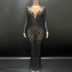 Novance Y4615-C Bekleidung Design Services Geburtstag Diamond Bling Ballkleider 2024 Elegantes Ballkleid Sparkly Luxury Clothing Women - Product Image 1