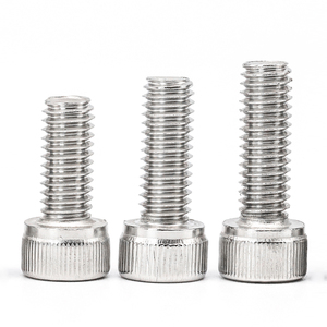 100pcs/bag 304 Stainless Steel Head Cap <b>Machine</b> <b>Screws</b> M2-M12 Metric DIN912 - Product Image 4