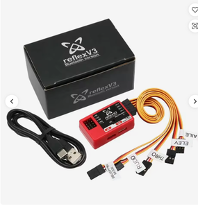 Controlador de Vuelo FMS Reflex <span class=keywords><strong>V3</strong></span> con Estabilizador de Giro, Control Remoto para Aeronaves RC, Funcionalidad de Giro Fijo para Drones y Helicópteros FMS Warbird - Product Image 2