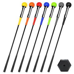 Palo de entrenamiento de columpio de <span class=keywords><strong>Golf</strong></span> aprobado por <span class=keywords><strong>PGA</strong></span> de 48 "con empuñadura de goma ergonómica Ayuda de entrenamiento de precisión de potencia para interiores/exteriores - Product Image 1