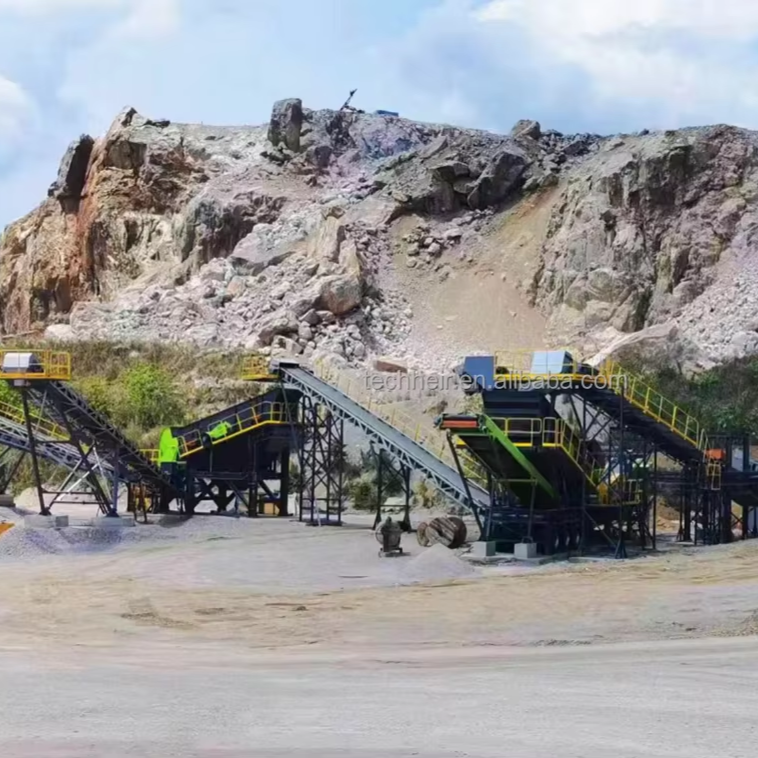 New Mineral Ore Crusher for Quarry Crushing Line Fine Sizing Processing with Core Motor Bearing PLC Gearbox Pump Engine