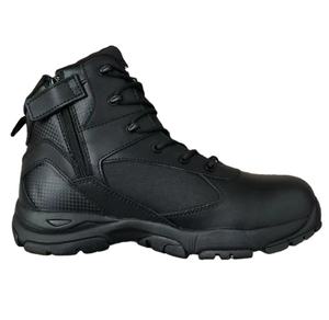 Bottes tactiques longues en cuir pleine fleur personnalisées DFS16, haute qualité, bottes de randonnée tactiques PDRM, hauteur cheville - Product Image 1