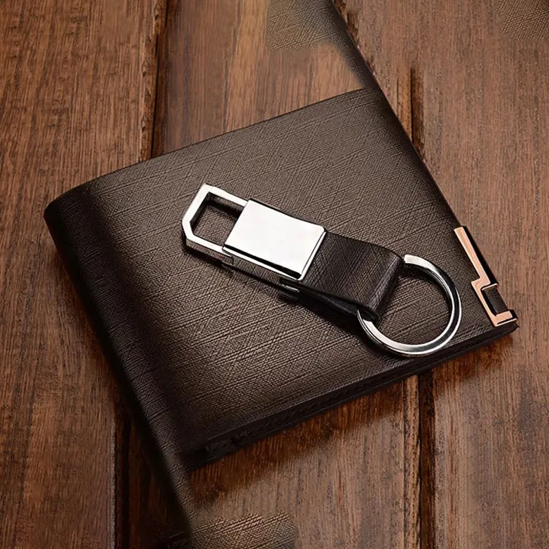 Exquisite wallet keychain gift set business promotional gifts items for corporate