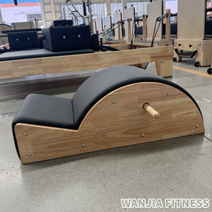 Meilleur <span class=keywords><strong>prix</strong></span> : Barrel de Pilates <span class=keywords><strong>en</strong></span> <span class=keywords><strong>bois</strong></span> de chêne pour l'étirement du dos et la correction de la colonne vertébrale - Product Image 5