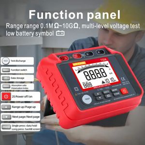 Megge TS58/TS68 저항 절연 테스터 디지털 절연 저항 테스터-LCD 백라이트 디스플레이와 멀티 미터 - Product Image 2