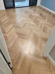 <span class=keywords><strong>Parquet</strong></span> en chêne brossé multicouche de 15 mm d'épaisseur avec revêtement UV, design moderne et luxueux, pour salon - Product Image 5