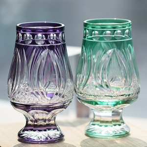 Vaso de Whisky Clásico <span class=keywords><strong>Glencairn</strong></span> de 6oz, Tallado a Mano para Degustación, Vaso de Vidrio Soplado a Mano de Color Transparente en Forma de Tulipán - Product Image 4