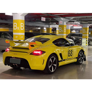 Nuevo Alerón Trasero de Fibra de Carbono para Porsche <span class=keywords><strong>Cayman</strong></span> 987 2005-2012, Alerón para Maletero, Kit de Carrocería, Accesorios Exteriores para Automóviles - Product Image 3
