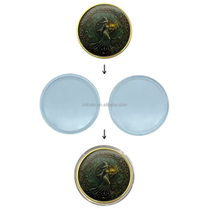 Fabricante <span class=keywords><strong>de</strong></span> Artesanías Metálicas Personalizadas, Recuerdos para Halloween, Moneda <span class=keywords><strong>de</strong></span> Desafío Plateada 3D con Diseño <span class=keywords><strong>de</strong></span> Bruja - Product Image 6