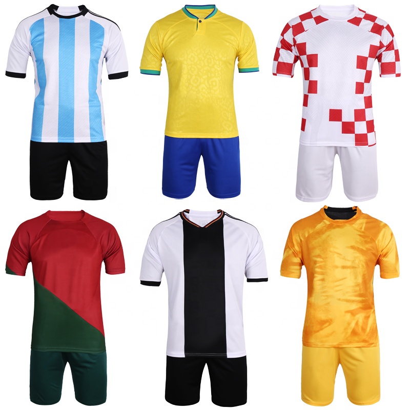 2022-23 Новый стиль, одежда для футбола, индивидуальный дизайн, Бразильская Аргентина, Национальная сборная по футболу, Джерси