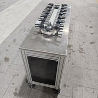 Mini convoyeur circulaire de bureau à rail, type chaîne, pour charges légères et stations compactes