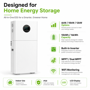 Système de stockage d'énergie tout-en-un haute puissance 12 kW 16 kWh avec double MPPT pour les fournisseurs de stockage d'énergie résidentielle - Product Image 6