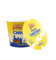 Seau à poulet biodégradable personnalisé, gobelets et bols en papier jetables, conteneur pour popcorn, chips et poulet frit