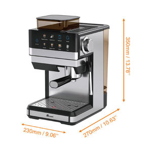<span class=keywords><strong>Machine</strong></span> à <span class=keywords><strong>café</strong></span> expresso Anbolife 20 bars avec moulin intégré, glissière automatique, contrôle de température PID, thermobloc, cafetière pour la maison - Product Image 2