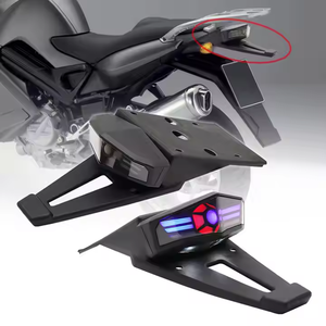 Luz LED Universal de Señal para Motocicleta, Luz Trasera con Soporte, Indicador de Parada para ATV Enduro Dirt Bike - Product Image 2