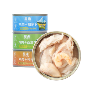 375g Alta Proteína Não-OGM Frango e Atum Salmão Wet Cat Food com <span class=keywords><strong>Omega</strong></span>-<span class=keywords><strong>3</strong></span> para a saúde da pele e do casaco - Product Image 1