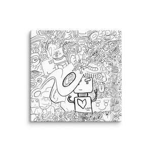 Lienzo para Pintura Dibujada por Robot - Product Image 1