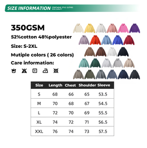 Sudaderas con Capucha de Alta Calidad, Personalizadas de Fábrica, Estilo Holgado, Gruesas, de Forro Polar, con Bordado Personalizado, OEM - Product Image 2
