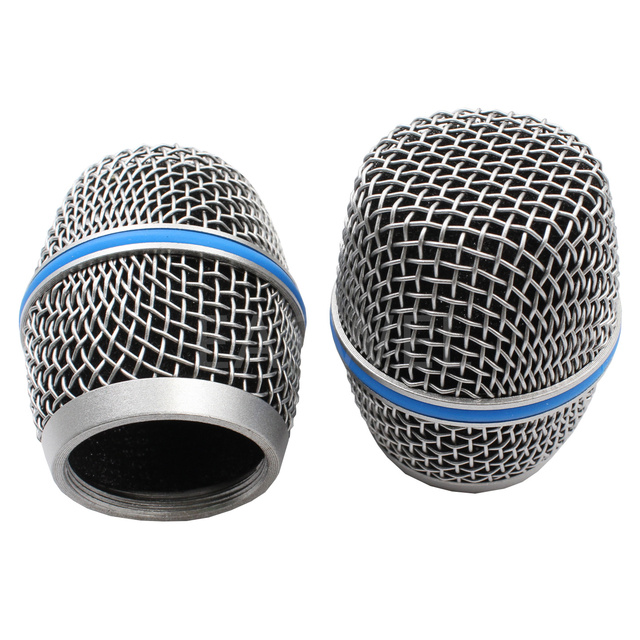2x Microphone Grille for Shure Beta 87a Replacement Grill with Windscreen Foam