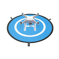 Plateforme d'atterrissage pour drone portable de 55 cm, tapis de décollage pliable et imperméable compatible avec la série Mini, accessoires pour amateurs