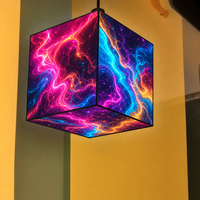 Cubo di Rubik con Display LED, Schermo 3D per Video Wall, per Pubblicità in Centri Commerciali Interni ed Esterni