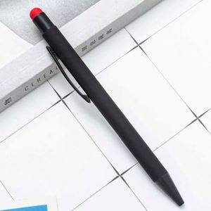Hot Sale Logo Soft Touch Metal Stylus Thin Business Click for Advertising Promotion <b>Colorful</b> <b>Pen</b> Custom Promotional Gifts - Product Image 5