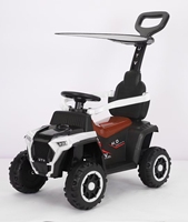 Mega Car Deluxer pour enfants Ride-on Walker Poussette ABS Matériel Batterie de voiture coulissante à 4 roues pour une utilisation en extérieur Boîte emballée