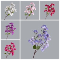 Nouvel arrivage de fleurs de bougainvilliers en soie artificielle rose de 86cm pour la décoration intérieure pour le mariage, la rentrée, l'école, la nouvelle Saint-Valentin chinoise