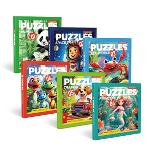 Puzzles magnétiques durables pour enfants de 0 à 3 ans et de 3 à 6 ans, livres de puzzles d'animaux avancés pour les tout-petits, jouets éducatifs préscolaires - Product Image 1