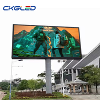 Écran LED d'affichage publicitaire P8 P10 7680Hz fixe pour extérieur