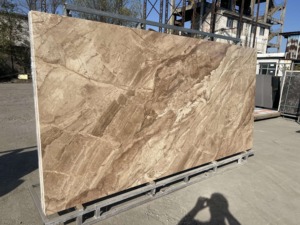 YDSTONE Lastra Grande in Pietra Sinterizzata Marrone Andino di Lusso Moderno 3200x1600mm Piastrelle in Marmo per Pavimenti Interni, Pareti e Piani Cucina - Product Image 3