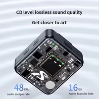 Microphone cravate sans fil SX63 avec boîtier de charge pour iPhone, diffusion en direct, vlog